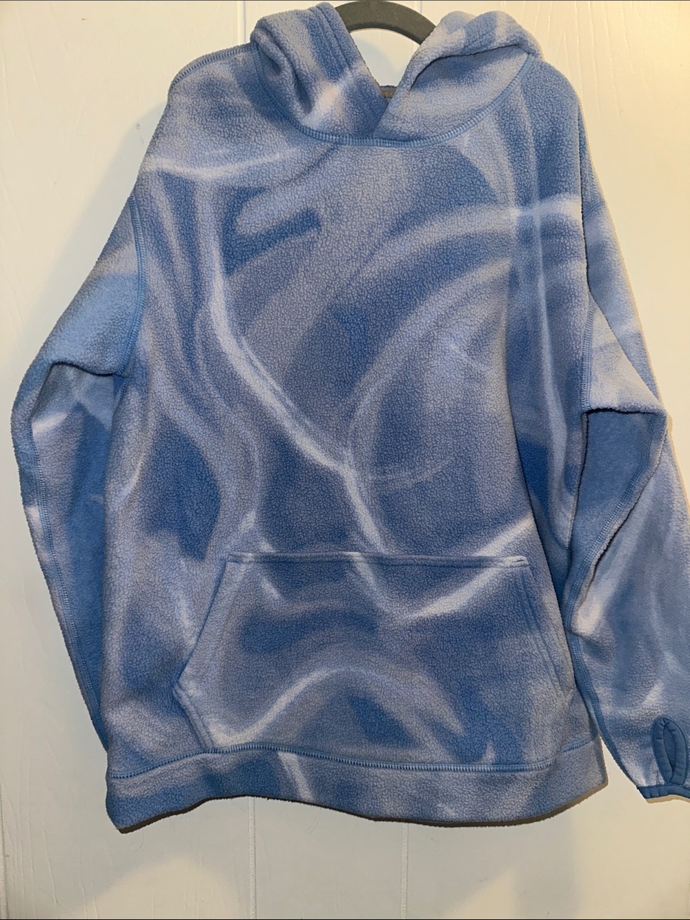 Zella Girl Blue Swirl Fleece Hoodie